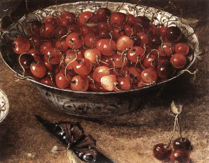 BEERT, Osias Still-Life with Cherries and Strawberries in China Bowls (detail) ghmh oil painting picture